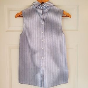 H&M Blue Striped Shirt